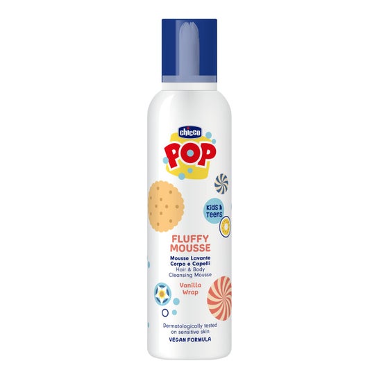 Chicco Pop Fluffy Mousse Corps Cheveux Vanille 200 ml