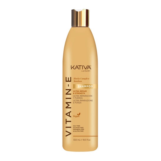 Kativa Vitamina E Biotina & Bamboo Shampoo 550ml