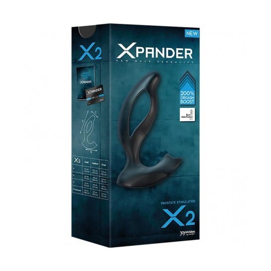 Joydivision Xpander x2 Stimulateur de la prostate Moyen 10,5cm 1pc