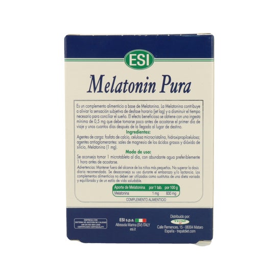 ESI Melatonin Pura 1.9mg 30 tabletas