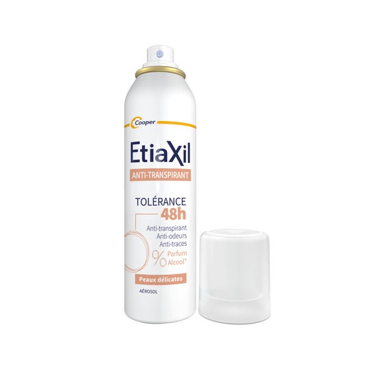 Etiaxil Anti-Transpirant Tolérance 48h Peaux Délicates Aérosol 150ml
