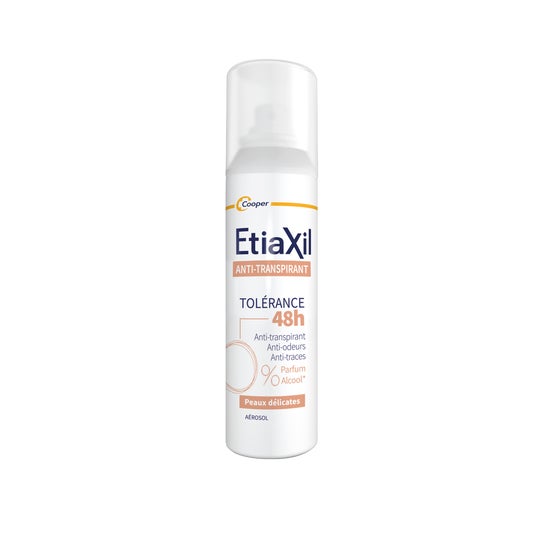 Etiaxil Anti-Transpirant Tolérance 48h Peaux Délicates Aérosol 150ml