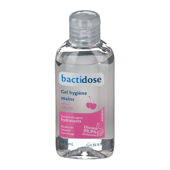 Gilbert Bactidose Gel Hydroalcoolique Parfum Cerise 75ml