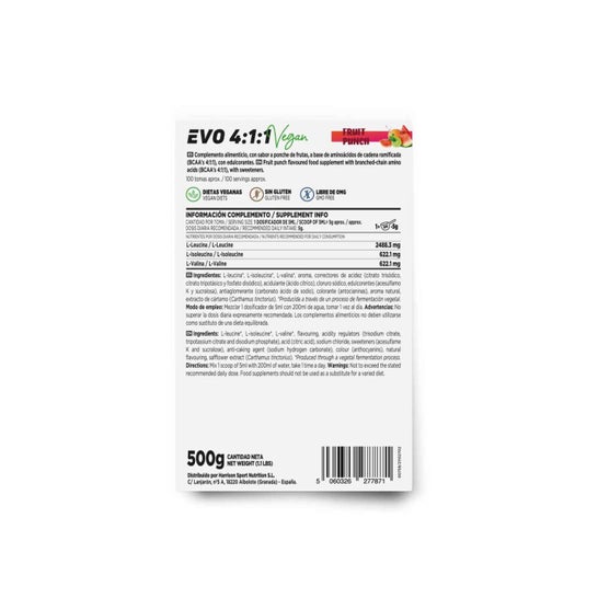 HSN Evo 4:1:1 BCAA's Instantanés Punch aux fr_FRuits 500g