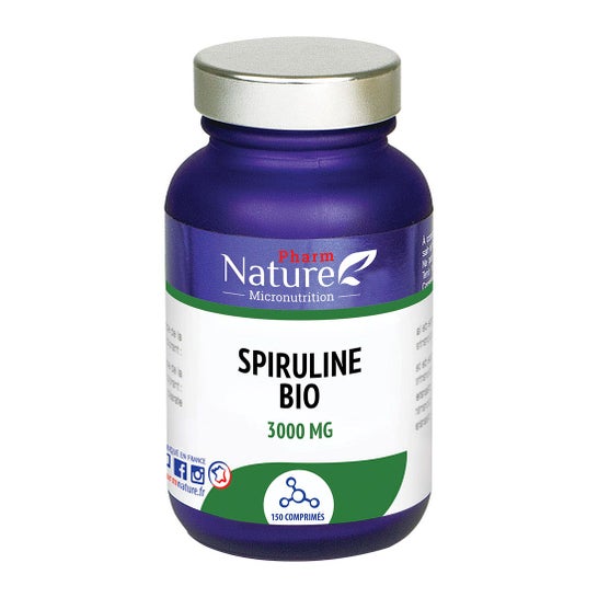 Pharm Nature Micronutrition Spiruline Bio 3000 MG 150comp