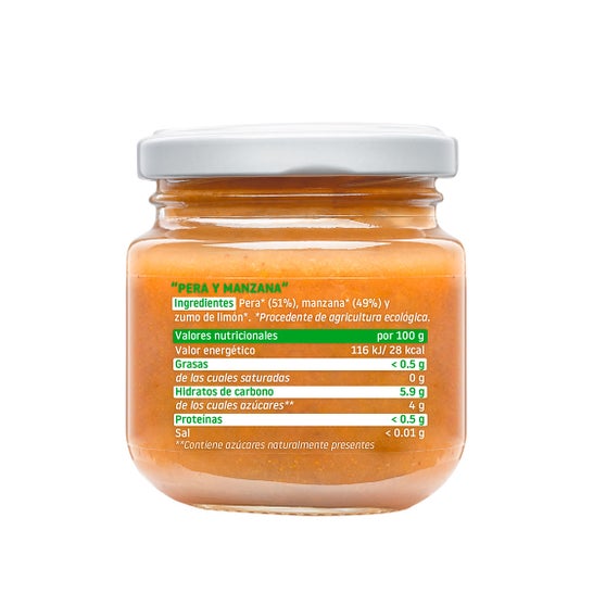 Smileat Tarrito aux pommes et aux poires 100% bio 130g