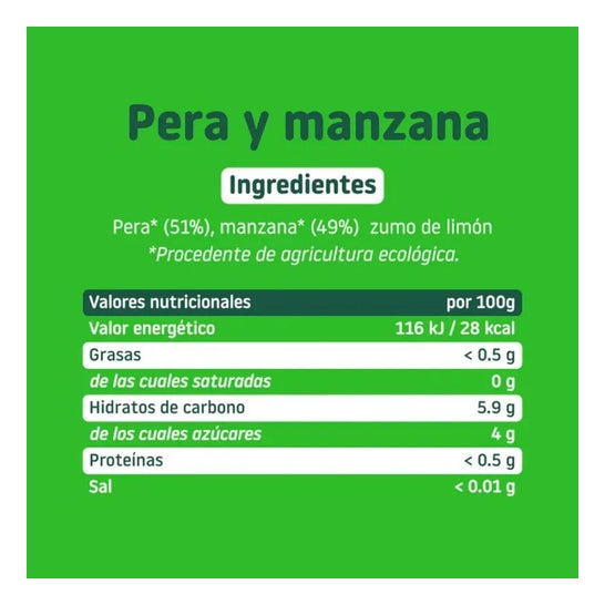 Smileat Tarrito aux pommes et aux poires 100% bio 130g Smileat Tarrito aux pommes et aux poires 100% bio 130g