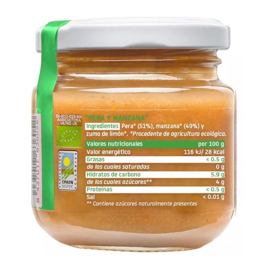 Smileat Tarrito aux pommes et aux poires 100% bio 130g Smileat Tarrito aux pommes et aux poires 100% bio 130g