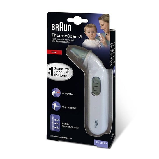 Braun ThermoScan 3 IRT 3030 Thermomètre Auriculaire