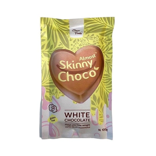 Clean Foods Chocolat Blanc Skinny Choco 100g