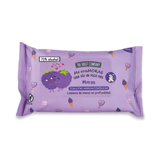 The Fruit Company Lingettes hydro-alcooliques pour les mains 1 pc