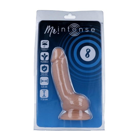 Mr Intense Dildo No. 8 Realistic Penis 17,6x3,5cm 1pc