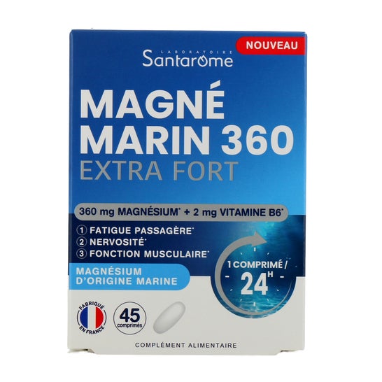 Santarome Magnésium Marin 360 Extra Fort 45 Comprimés