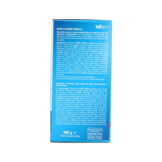Crème pâtissière à la vanille biforme 6 sobresx50g