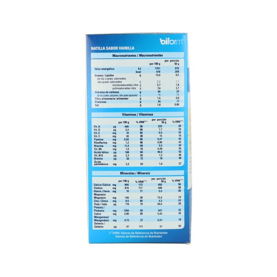 Crème pâtissière à la vanille biforme 6 sobresx50g