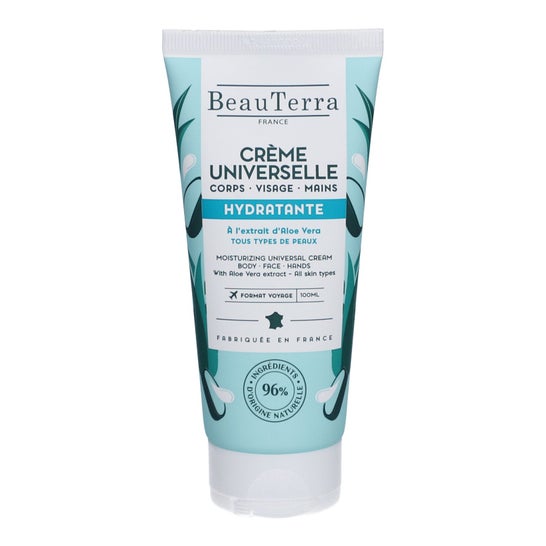 BeauTerra Crème Universelle Hydratante Aloe Vera 100ml