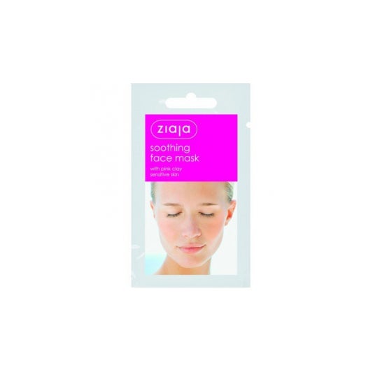 Masque facial calmant Ziaja à l'argile rose 7ml