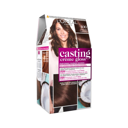 L'Oréal Casting Creme Gloss 400-Brown 3 pièces.