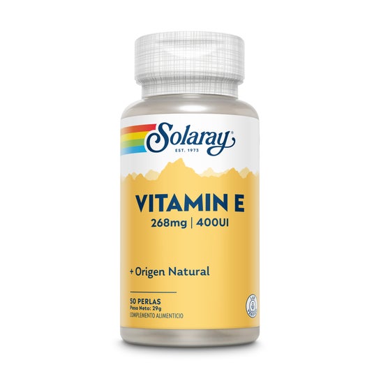 Solaray Vitamine E 400IU 50 Perles