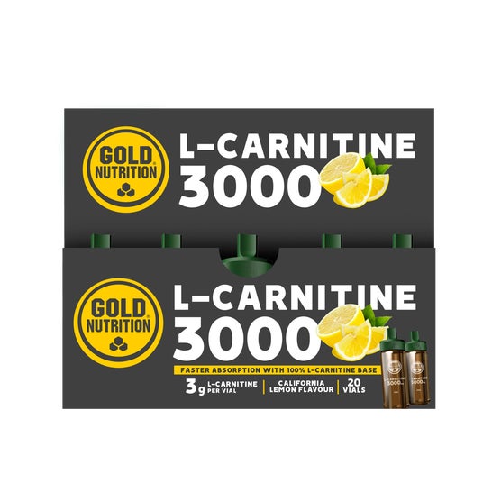 Gold Nutrition L-Carnitine 3000 mg 20 Flacons