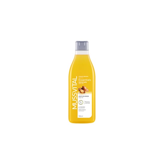 Mussvital gel de baño aceite de argan y vitamina F 750ml
