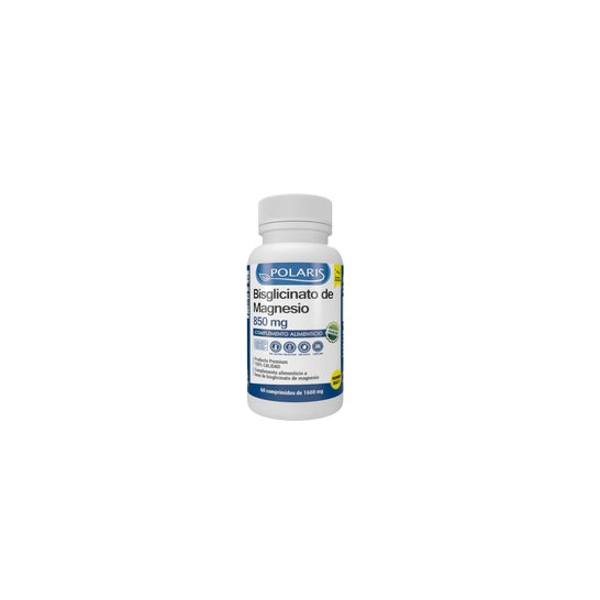 Polaris Bisglycinate Magnésium 850mg 60comp