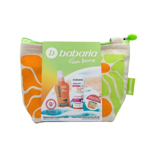 Babaria Sun Lovers Set Spf50+ Crème Taches Visage + Protecteur Cheveux
