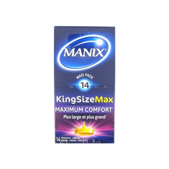 Manix Préservatifs Maxi Pack King Size Max 14unts