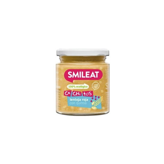 Smileat Ca-Chi-Tos Petit Pot Lentille Roug Quinoa Eco + 10M 230g