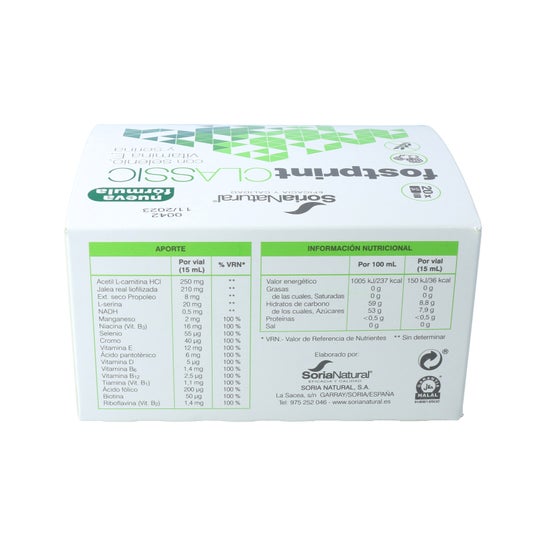 Soria Natural FostPrint Classic 20 Flacons