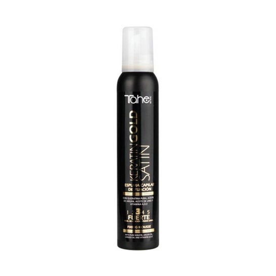 Tahe Botanic Keratin Gold Satin Espuma de Fixação 3 200ml