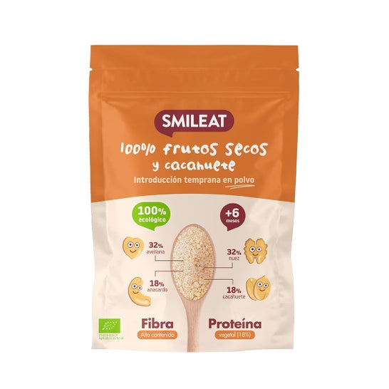 Smileat Mix Ecológico de Frutos Secos y Cacahuete 200g