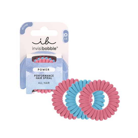 Invisibobble Power Performance Hair Spiral Rose & Ice 3uts
