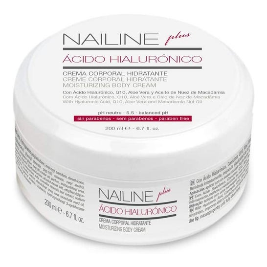 Crème pour le corps Nailine avec acide hyaluronique Q10 et aloès 300ml