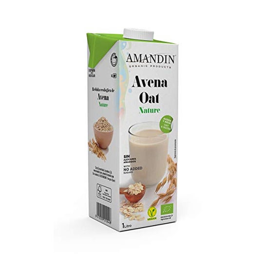 Ecomil Barista Avena Bio 1 L  Bebida orgánica de almendra - Organic almond  milk - Lait d'amande biologique