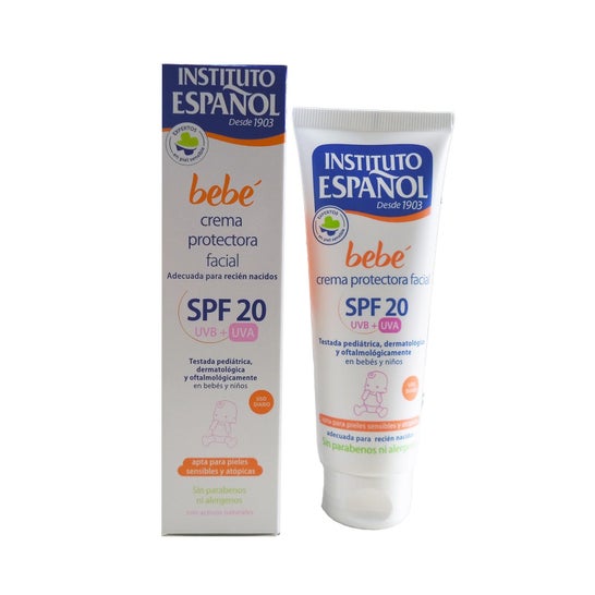 Instituto Español Bebe Crème protectrice pour le visage Spf20 Nouveau-né