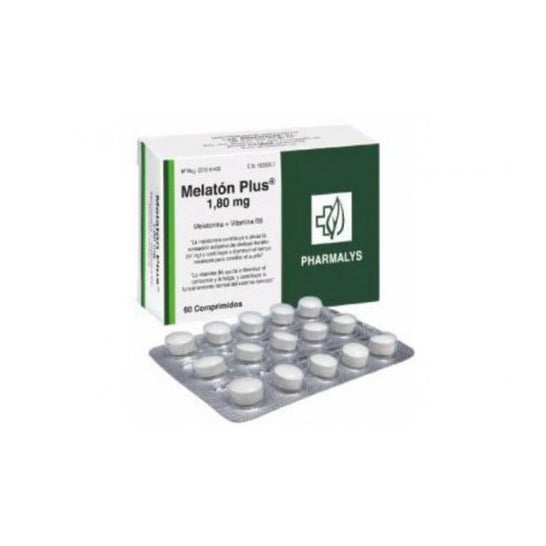 Pharmalys Melaton Plus 1,8mg Mélatonine 500mg 60comp