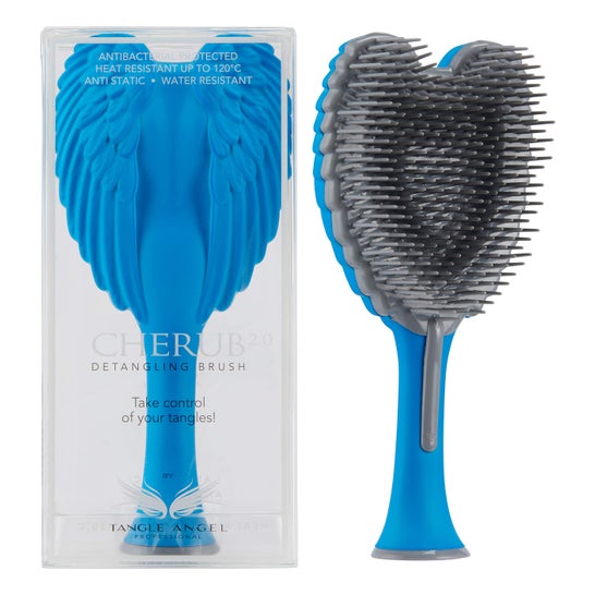 Tangle Angel Cherub Brush Totally Turquoise 1ud