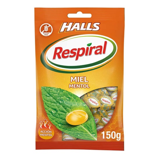 Halls Respiral Honey Bag