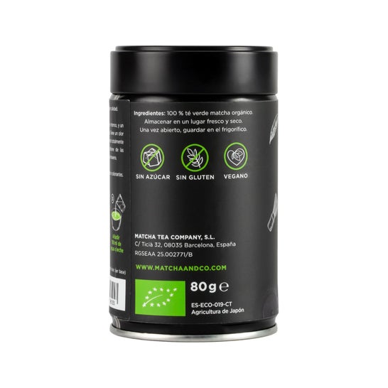 Matcha &amp; CO Thé Cérémonial Matcha Premium 80g