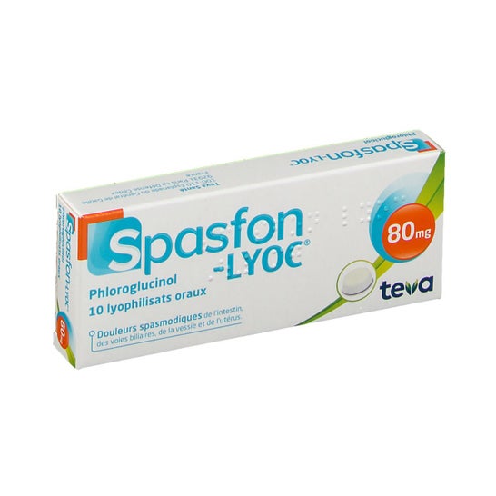 Spasfon-Lyoc 80mg Douleurs Spasmodiques 10comp