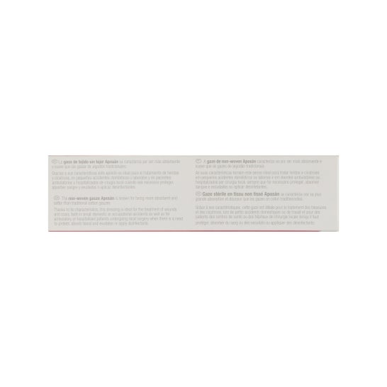 Aposán Compresses non tissées stériles 10 cm x 10 cm 20 compresses (2 u./sachet)