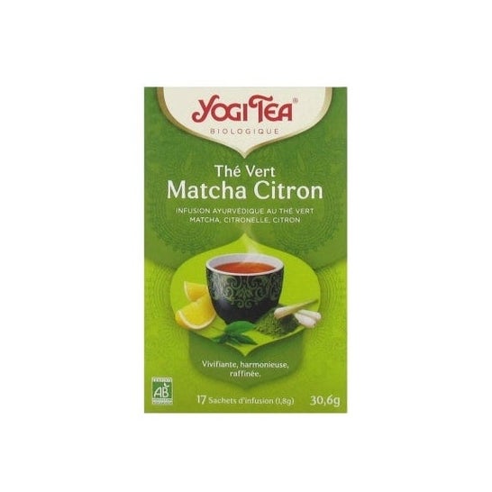 Yogi Tea Thé Vert Matcha Citron 17 Sachets