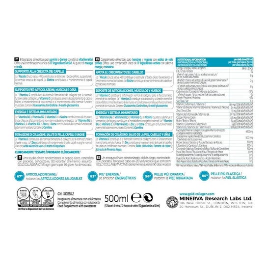 Gold Collagen Active 10 Flacons Gold Collagen Active 10 Flacons