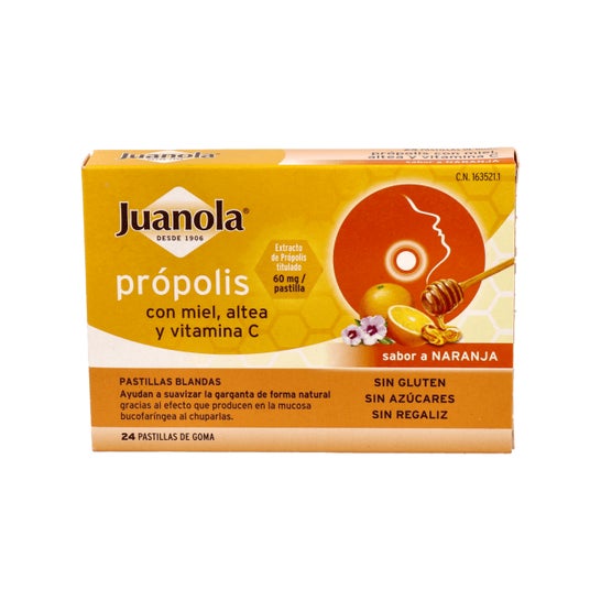 Juanola® Miel de Propolis Altea et Vitamine C 24 unités