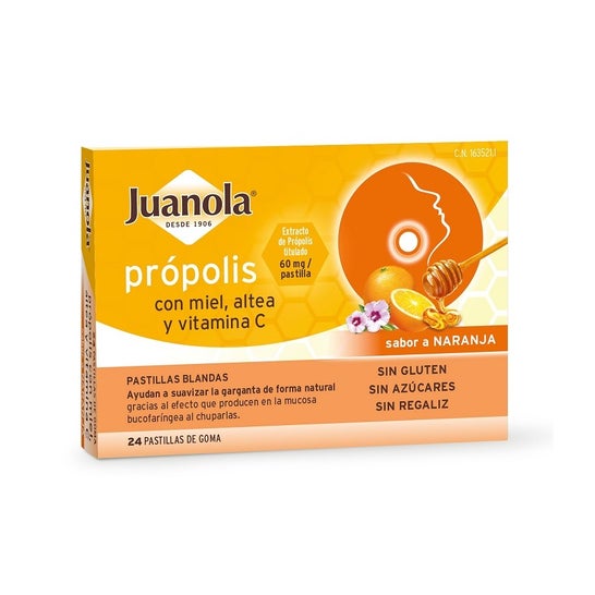 Juanola® Miel de Propolis Altea et Vitamine C 24 unités