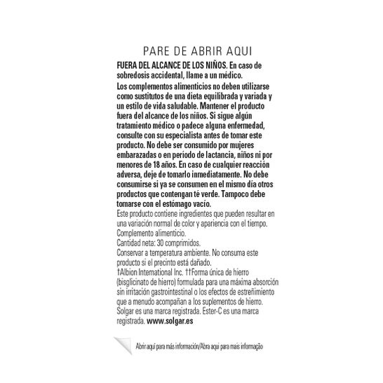 Solgar Omnium 30 comprimés