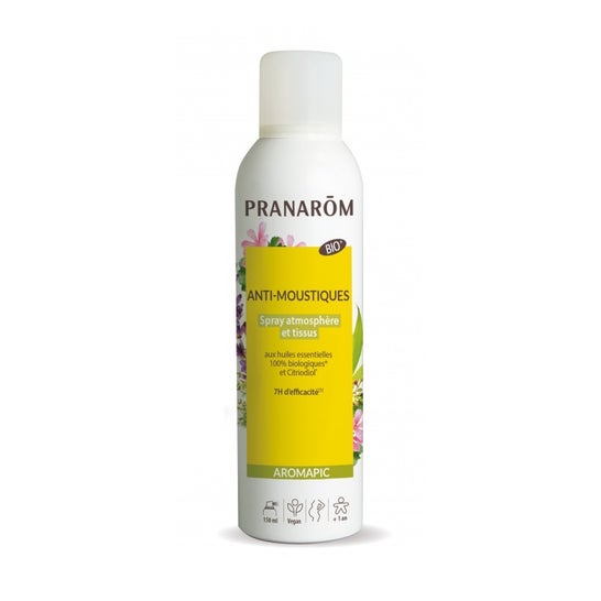 Pranarôm Aromapic Anti-Moustiques Spray Atmosphère et Tissus 150ml
