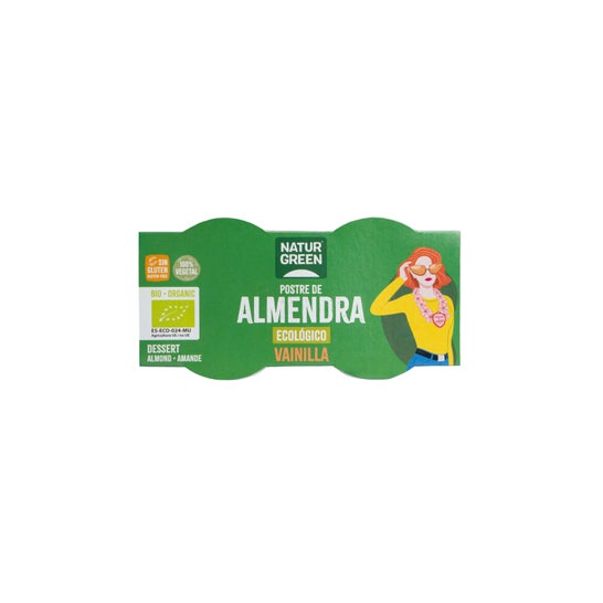 Naturgreen Dessert aux amandes et à la vanille biologique (2x125 g)