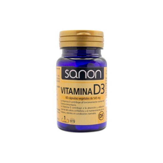 Sanon Vitamina D3 545mg 60 Capsules